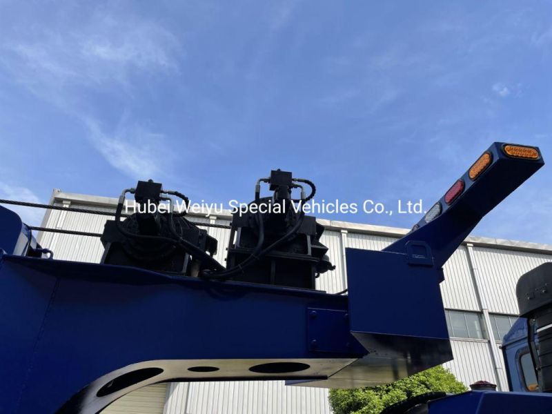 30tons 30t Shacman F3000 8*4 Wrecker Towing Truck with 360 Degree Rotary Turntable Crane for Road Recovery Rescue
