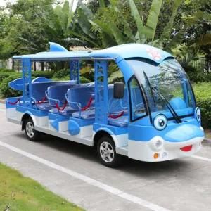 Cartoon Design 14 Person Electric Sightseeing Car (DN-14)