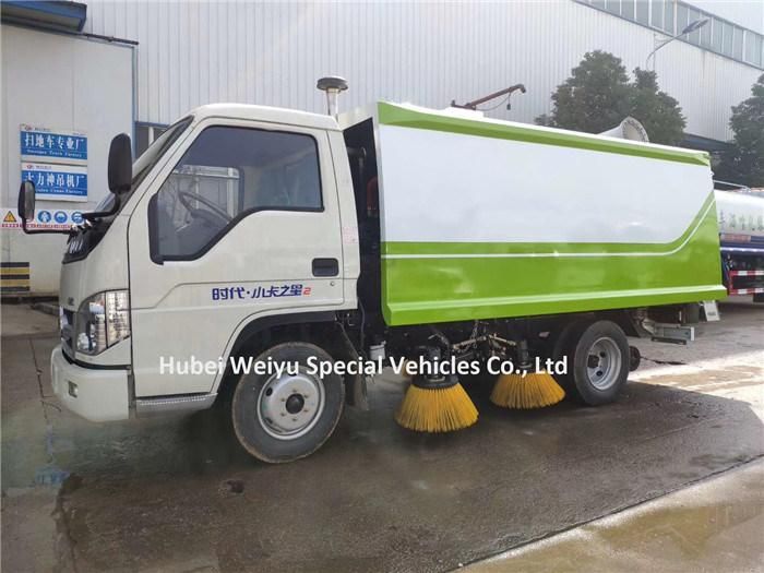 Mini Truck Mounted Vacuum Road Sweeper 2tons Forland Road Sweeping Truck