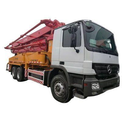 Refurbished Used Sany Concrete Pump Truck Wtih Benz Chassis