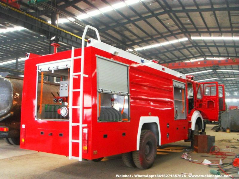 Beiben Water Foam Fire Fighting Truck off Road 4X4 Awd Fire Tender Fire Pumper 4500liter Water 500liter Foam Tank