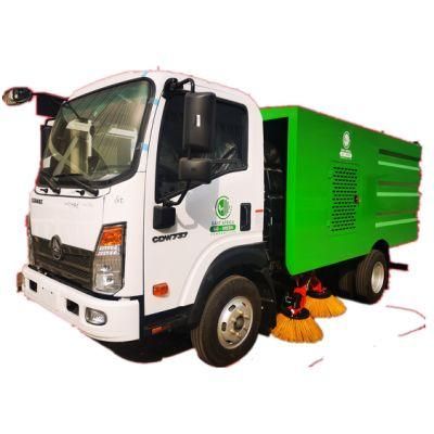 HOWO 5-6t Samll Vacuum Road Sweeper Truck