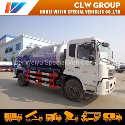 Hot-Sale Dongfeng Tianjin 4X2 4X4 LHD Euro 3 Engine 10000liters Vacuum Slurry Sucking Tanker Truck Vacuum Truck Sewage Suction Trucks for Sale