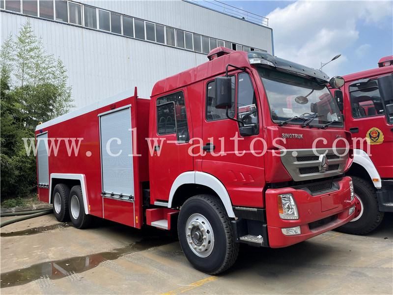 Sinotruk Homan 6X4 Fire Rescue Water and Foam Tank Truck Fire Fighting Truck Emergency Fire Engine Fire Pumper Trucks