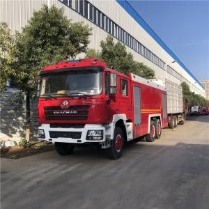 6X4 Shacman 15 Tons to 20 Tons Dry Powder Tank Fire Fighting Truck