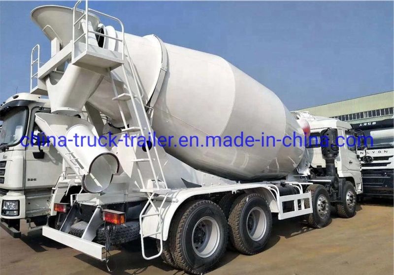 China Isuzu Chassis 14m3 Qingling 460HP Concrete Mixer