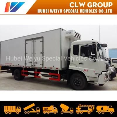 Dongfeng 4X2 190HP Euro3 30-35m3 Tianjin Freezer Box Truck, Refrigerator Van Truck for Cooling Negative 18 Centi-Degree