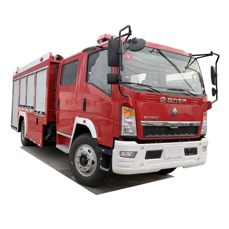 Excellent HOWO 4X2 Fire Fighting and Rescue Vehicle with 3500L Water Tender and Fire Apparatus at a Low Price