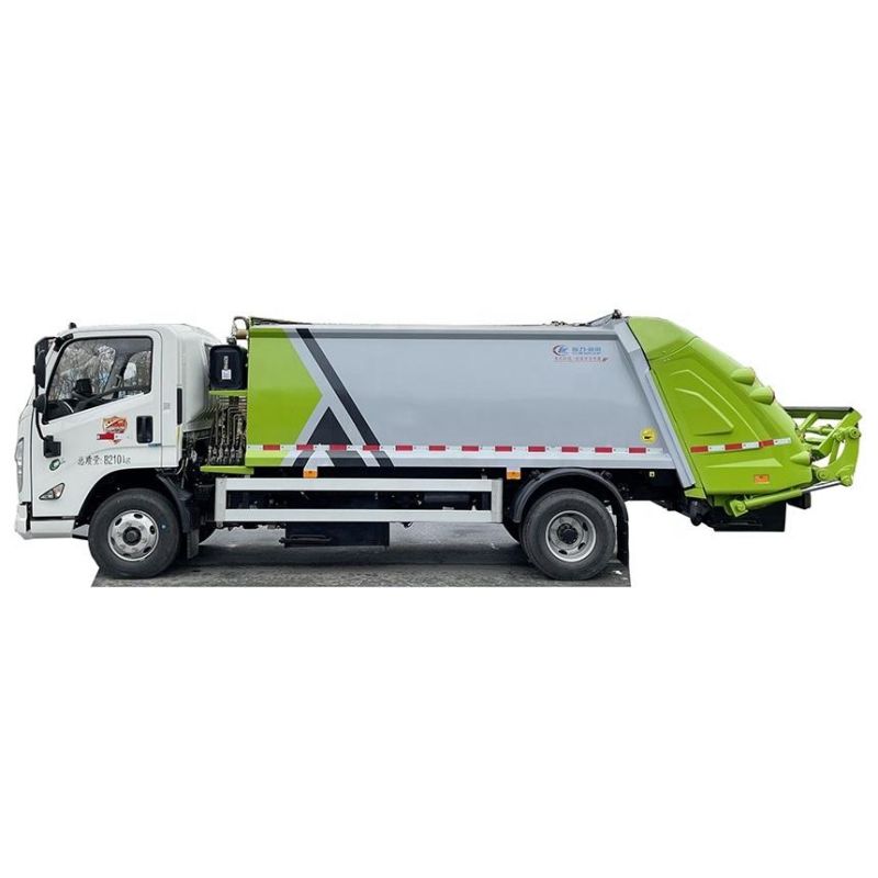Jianglin 8 M3 Refuse Compactor Truck for Urban Garbage Collection, 8 M3 Compressed Waste Collect Truck for Sales