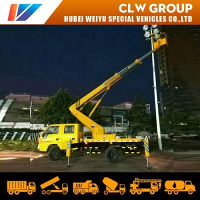 21meters Jmc Straight Arm Telescopic Aerial Platform High Alititude Truck for Streets Light Bridge Maintenace Repairing