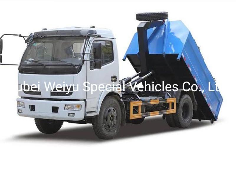 8tons Dongfeng Hook Lift Arm Garbage Truck Large Roll off Container Garbage Truck for Sale