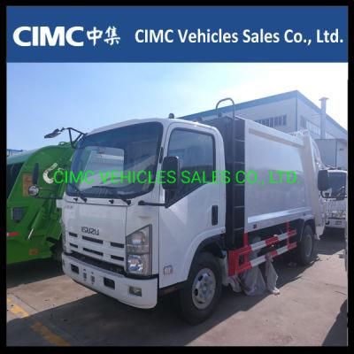 Isuzu Nqr 4kh1 Light Duty Truck 6m3 8m3 Garbage Compactor