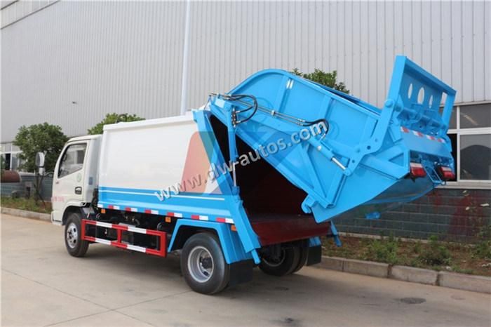 Dongfeng 4X2 5cbm Compress Compactor Compressed Waste Garbage Truck