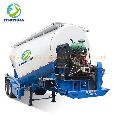 2 Axle 25 Cbm 30 Ton Bulk Cement Transport Powder Tanker Pneumatic Truck Trailer