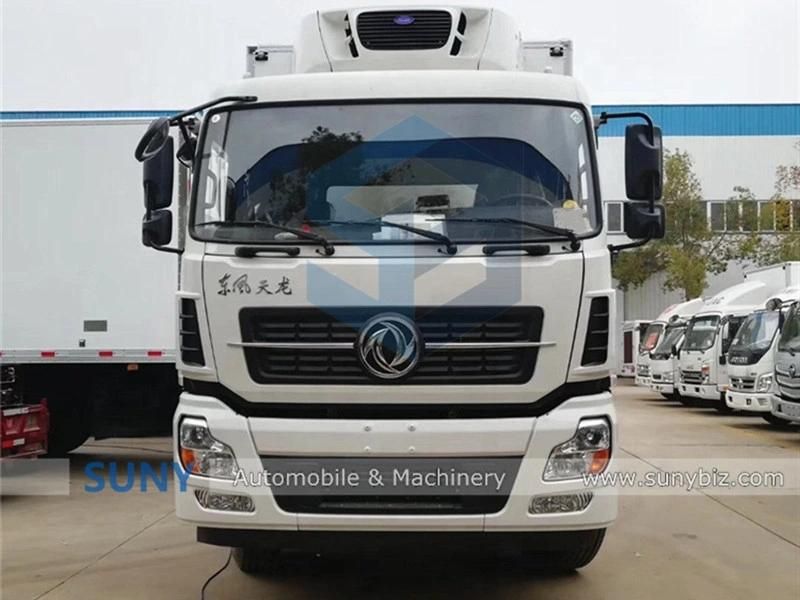 Heavy 12 Wheels 20 Ton Complicated Road Conditional Refrigerator Van Truck