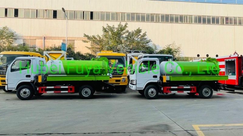 5ton Sewer Suction Scavenger Tank 5000L Septic Tank Truck for Sale