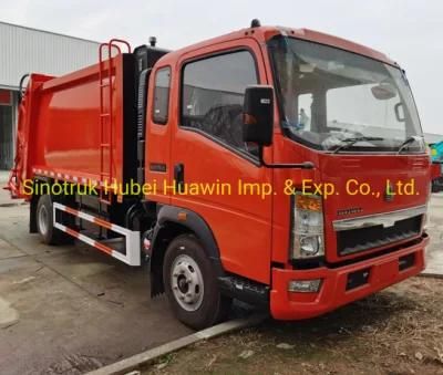 HOWO 4X2 5cbm-8cbm Garbage Compactor Truck