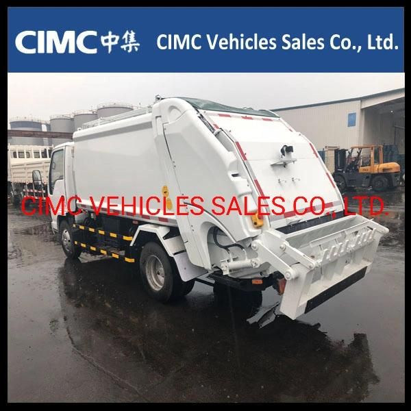 Isuzu 600p Npr Compactor Garbage Truck for Sale 4m3 5m3 6m3