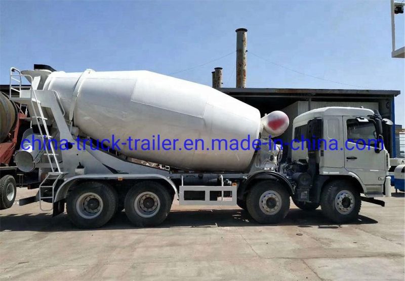 China Isuzu Chassis 14m3 Qingling 460HP Non Used Truck Concrete Mixer