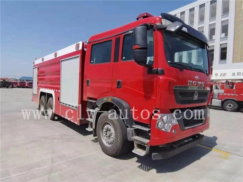 HOWO 6X4 Fire Rescue Water and Foam Tank Truck Fire Fighting Truck Emergency Fire Engine Fire Pumper Trucks