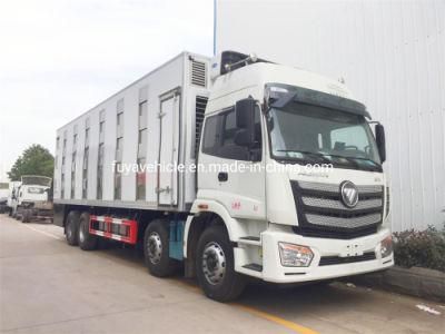 8X4 Foton Auman 30ton 30 Tonnes Live Small Piglet Refrigerated Cooler Truck