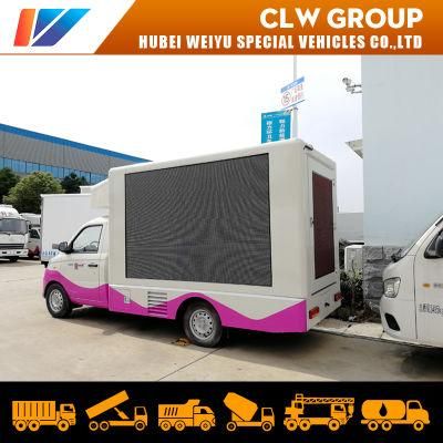 China Factory Price Foton Outdoor Broadcasting Truck with 3 Full Color LED Screen and 1 Scrolling Poster Display Billboard Advertising Truck