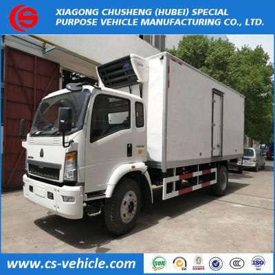 JAC DFAC Sinotruk 4X2 3tons 5tons 8tons Refrigerated Cold Room Van Truck Freezer Truck