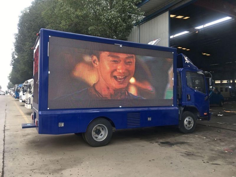 Factory Direct Sales HOWO 4*2 P6/P5/P4 Full Color Digital LED Billboard Advertising Truck for Sale