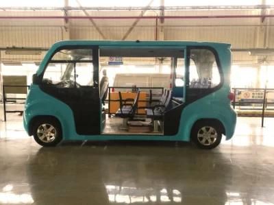 14 Seats Petrol Resort Car /Sightseeing Bus/Tourist Gasoline Power Car with Door Used Scenic Arear