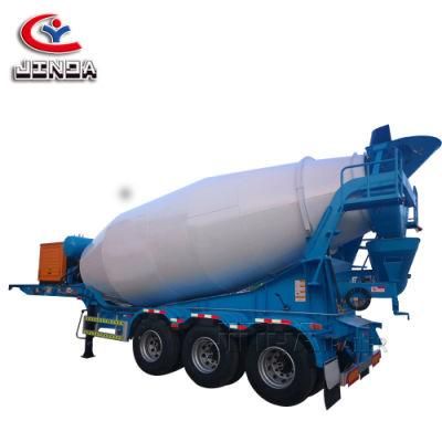 Factory Direct 3 Axle 8/10m3 Concrete Mixer Truck/Concrete Semi Trailer