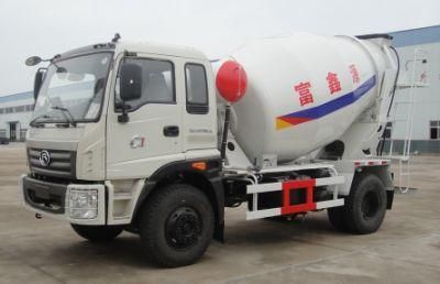 Foton Forland 5cbm 6m3 Cement Mixing Truck Small Mixer Concrete Cement Plant Construction Drum Truck