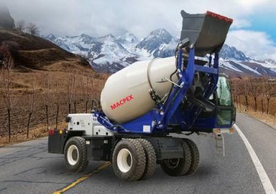 Self Propelled Concrete Mixing Truck with 1.0/1.2/1.5/1.8/2.0/2.5/3.5/4.0 M3