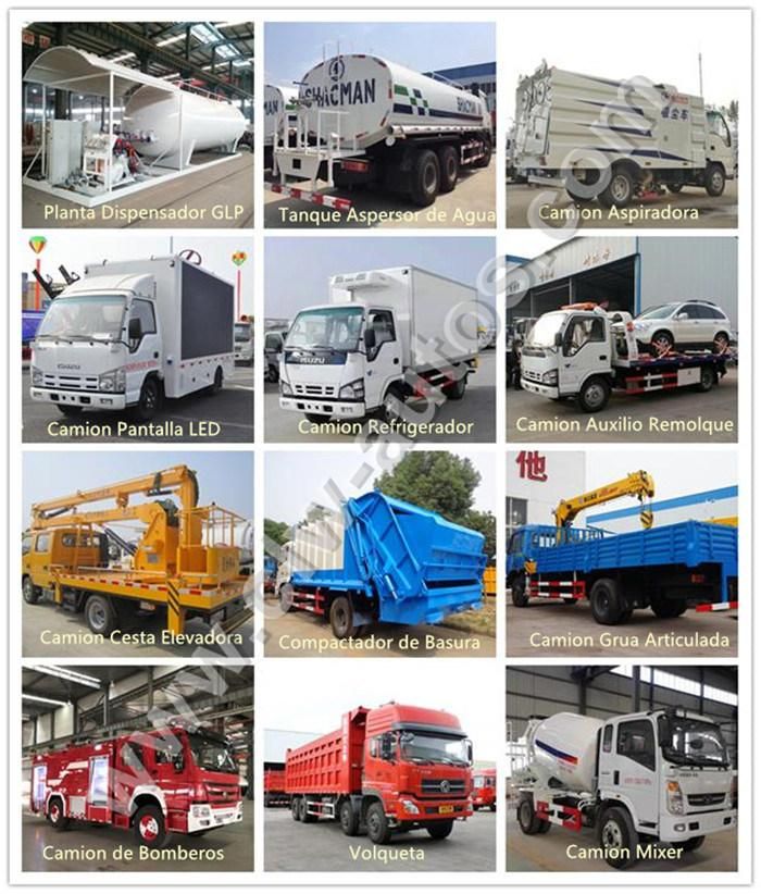 Hot Sale 8m3 10m3 Refuse Collector Garbage Truck Skip Loader Truck Waste Treatment