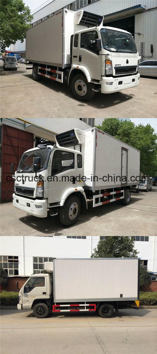 Isuzu HOWO 5ton Refrigerated Cooling Van Refrigeration Cargo Box Truck