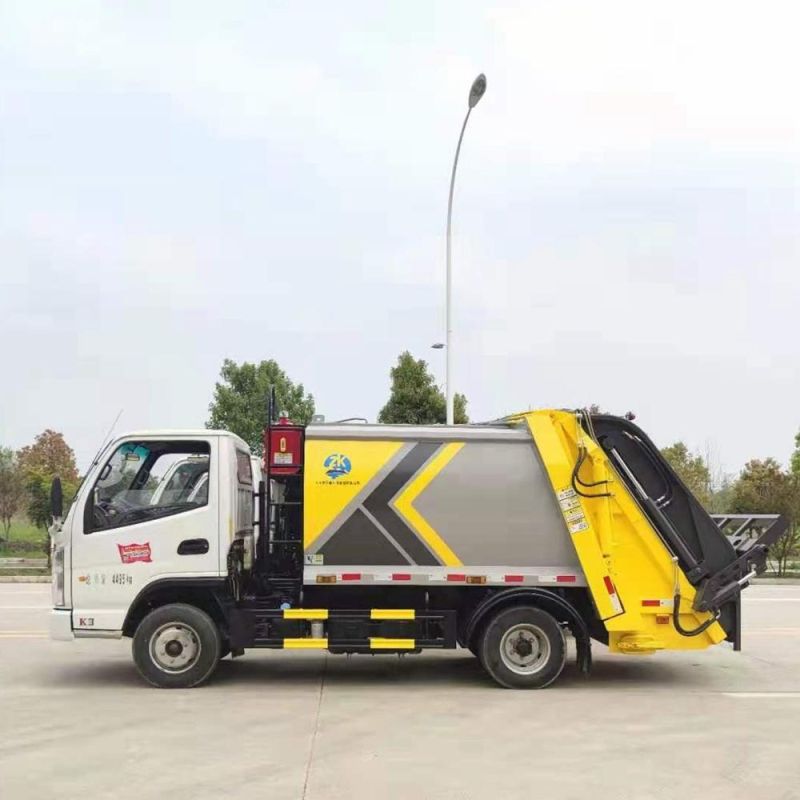 Kmc 3 Cbm Garbage Truck Compactor for Sale Mimi Garbage Compactor Truck