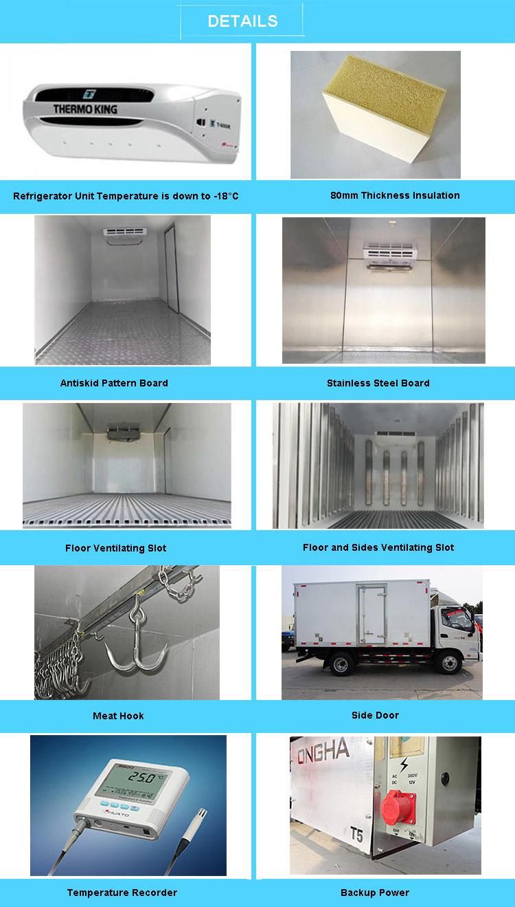 Sinotruk 10 Tons Truck Refrigerator HOWO 15 Tons Thermo King Refrigerated Truck