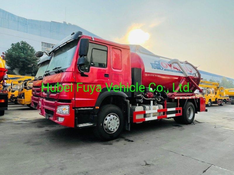 Factory 10 000 Waste Water Sewage Suction Bullet Truck