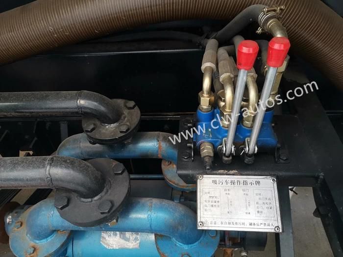 8m3 10m3 12m3 Dongfeng New High vacuum Tank Sewage Truck with Factory Price