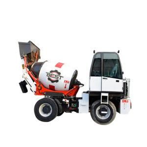 1 Cubic Concrete Mixer Small Mini Self Loading Truck with Hydraulic Cooler