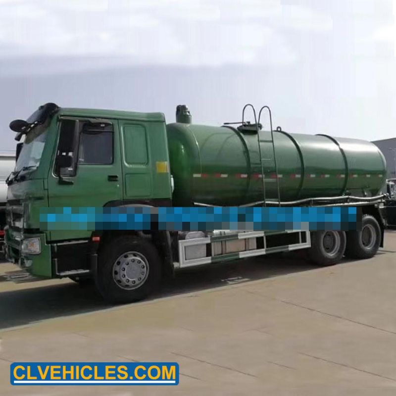 HOWO 20000L Sewage Vacuum Tanker Truck