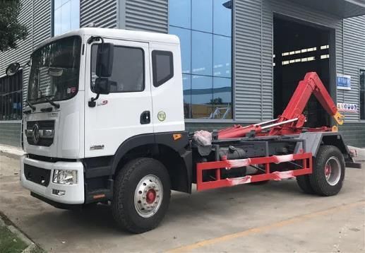 Dongfeng 10ton 4*2 Hydraulic Hook Arm Lifting Refuse Garbage Truck Waste Recycling Truck