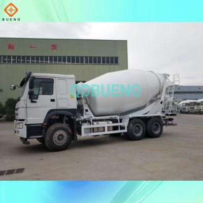 12cbm Euro2 8*4 Sinotruk HOWO 380HP Right Driving Hand Concrete Mixer Truck