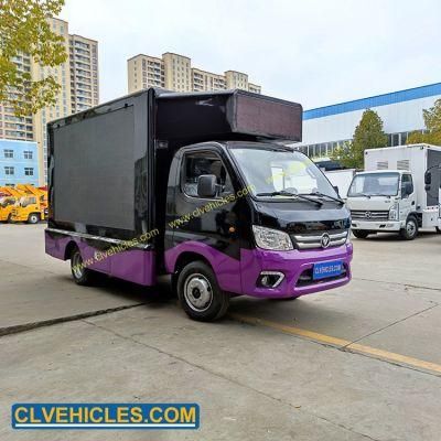 Foton LED Advertising Truck Small LED Mobile Screens Advertisement Truck