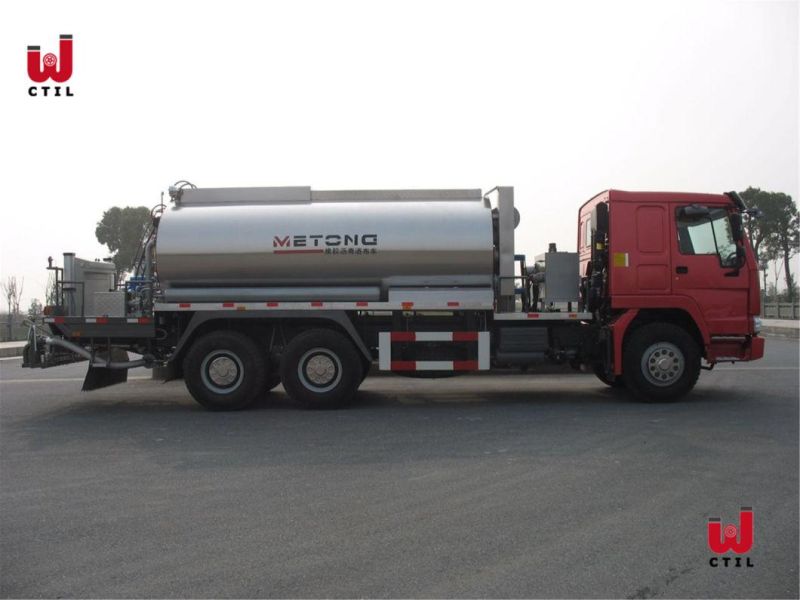 Sinotruk 16 Ton 6*4 Road Construction Asphalt Sprayer Heating Asphalt Distributor
