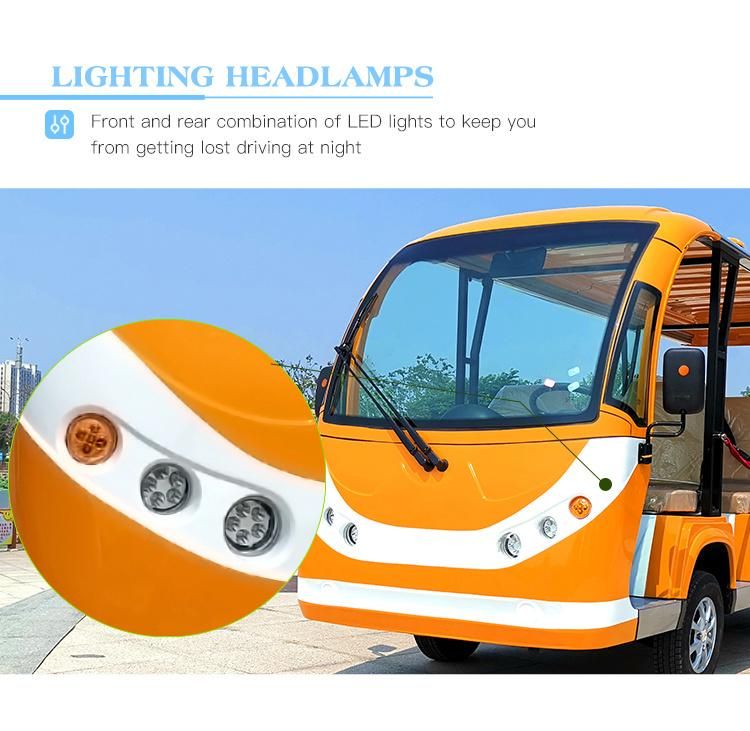 Hotel Amusement Park Haike Container (1PCS/20gp) Sightseeing Electrical Buses Electric Bus