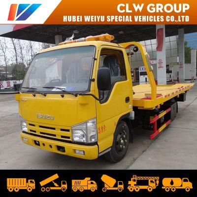 Isuzu LHD 100p 4 Tons Flatbed Wrecker Tow Truck Road Block Removal Truck