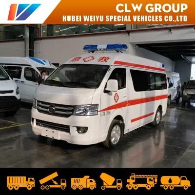LHD Rhd Foton G7 Gasoline Diesel Engine First Aid Hospital Medical Rescue Ambulance for Africa