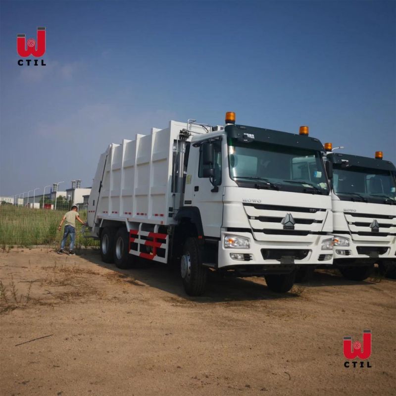 Compressor Garbage Compactor Truck of 15m3 Tank Size