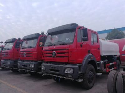 Good Quality Beiben 4X4 4X2 Type 10000liters 12000liters Water Tank Truck for Sale