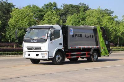 Dongfeng 6cbm Compressed Waste Garbage Compactor Waste Treatment Truck